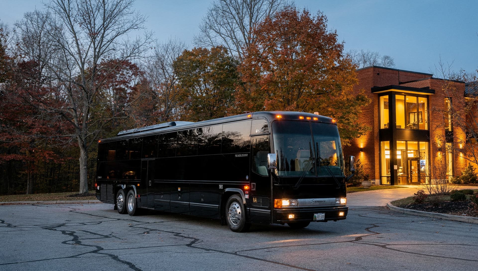 El Khourys motor coach prepared for group transportation